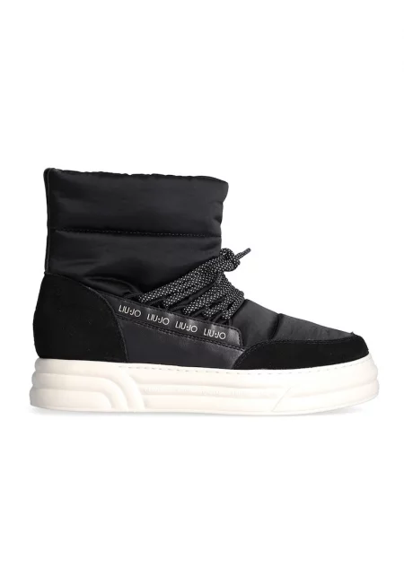 Зимни боти с лесно обуване - Черен