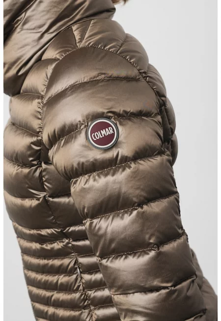 Зимно яке с пухена вата и висока яка