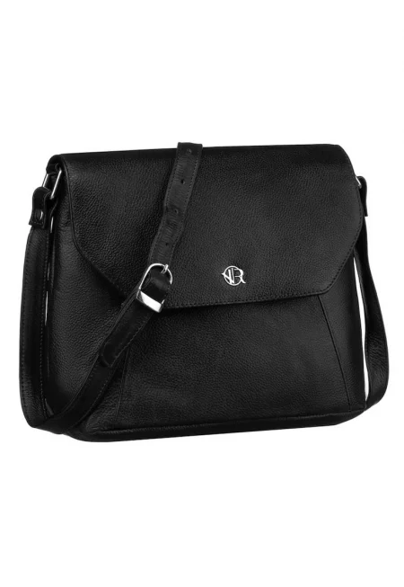 Чанта кросбоди от естествена кожа -  21x25x11см