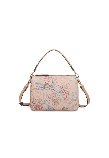 Чанта през рамо от еко кожа с цип