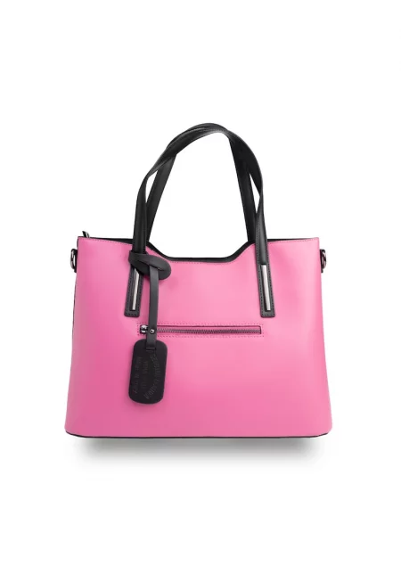 Дамска чанта - кожа -  Design lover noir - Розово