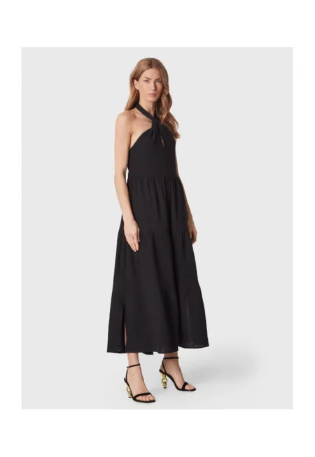 Дамска рокля -  301895701 - Памук - Черен - Черен