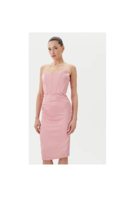 Дамска рокля  CFC0123676003 - Полиестер - Розов