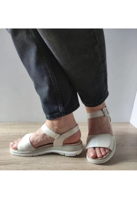 Дамски ежедневни сандали  28717-44 Светло бежово - Бежово - Бежов