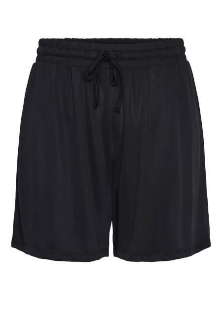 Дамски къси панталони  17148783 - Вискоза/Полиестер - Черен - Черен