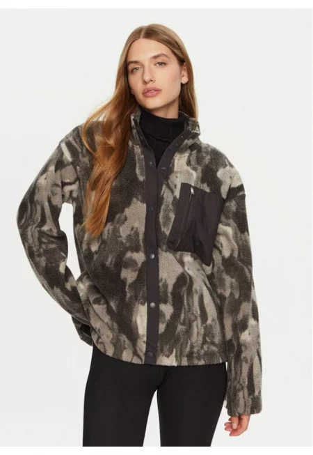 Дамски полар -  304697913 - Полиестер - Сив - Сив