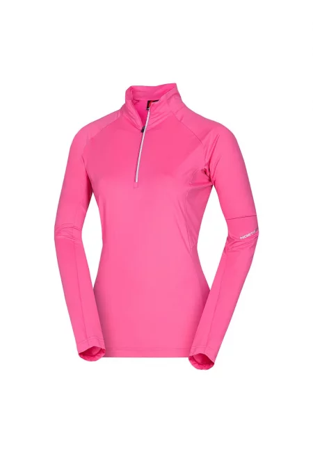 Дамски технически ски пуловер ABAGAIL розов