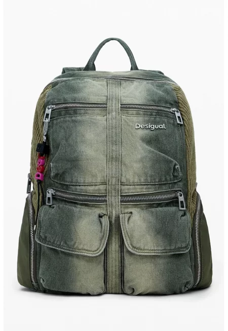 Дънкова раница с лого