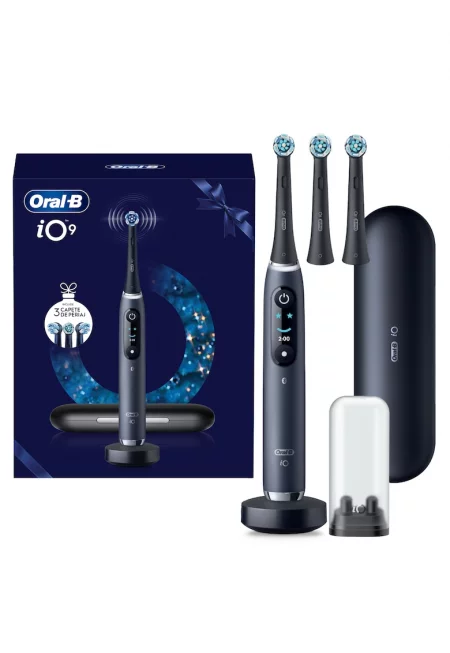 Електрическа четка за зъби  iO9 - магнитна технология - микровибрации - изкуствен интелект - LED дисплей - интелигентен сензор за налягане  ...