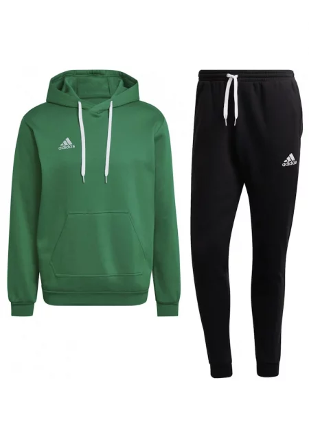 Entrada 22 Cotton Blend Tracksuit - Зелен/Черен