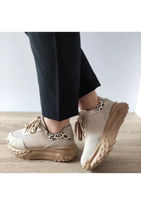 Ежедневни дамски обувки  70843 Beige - Бежови - Бежов