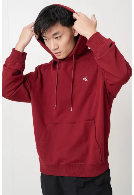 Худи с джоб кенгуру - Бордо