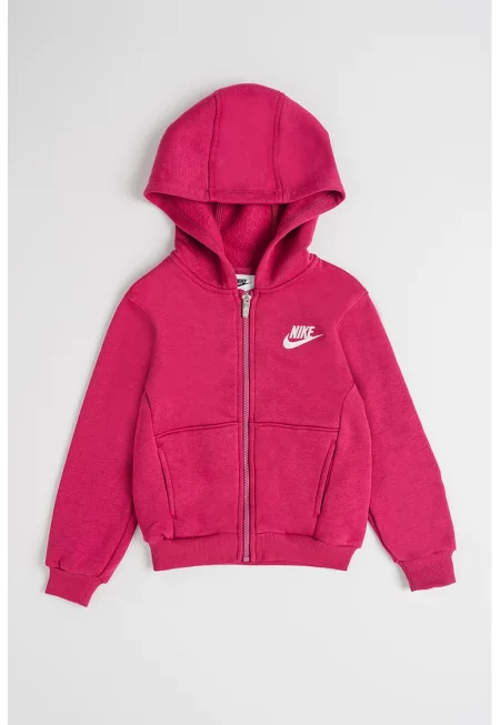 Худи с цип с джобове