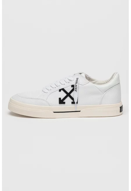 Кецове Omia с лого - Бял/Черен