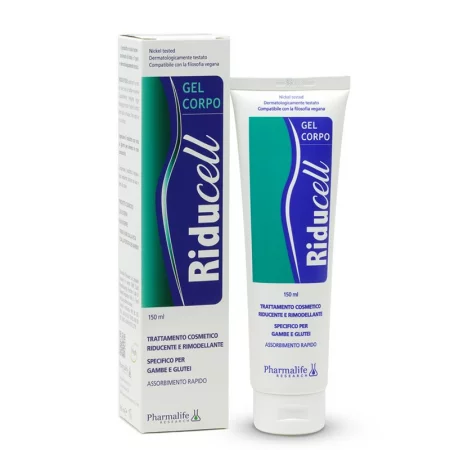 Кофеин + Готу кола + Бръшлян – Антицелулитен гел за изглаждане и стягане на кожата, Riducell, 150 ml