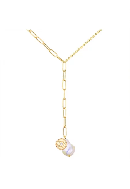 Колие с покритие от 14K злато - Златист