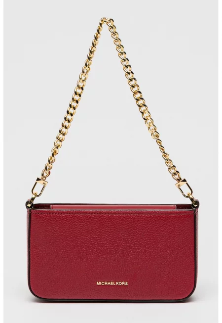 Кожена чанта през рамо Bryant с отделяща се дръжка-верижка