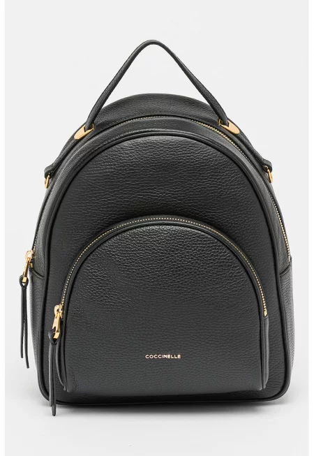 Кожена раница Lea с джоб отпред