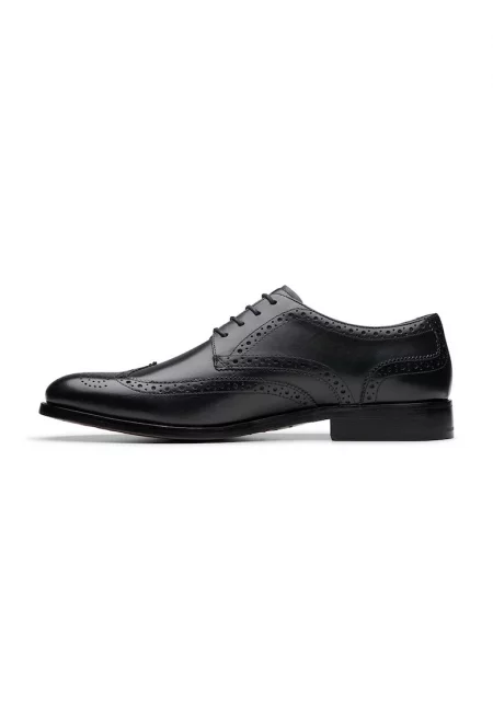 Кожени обувки Craft James тип Brogue - Черен