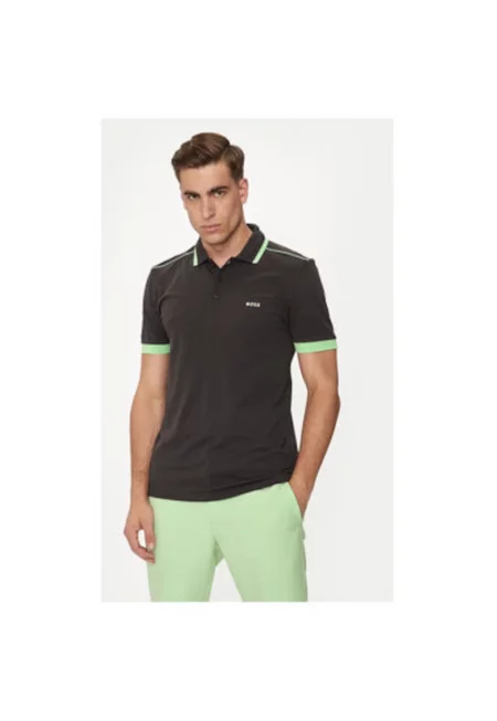 Мъжка тениска -  303677039 - Памук - Сива - Сив