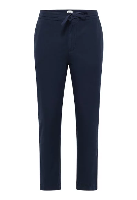 Мъжки чинос панталон  1016436 - Памук/Лен - Тъмносин - Тъмносин