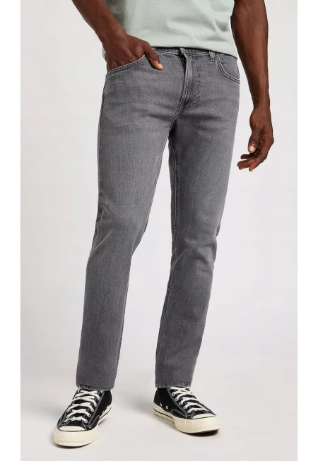 Мъжки дънки  памук/еластан - сив