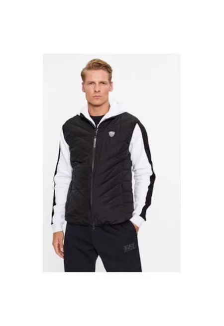 Мъжки елек - Emporio Armani  303085063 - Полиестер - Черен - Черен