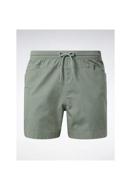 Мъжки спортни шорти -  301694168 - Памук - Зелен