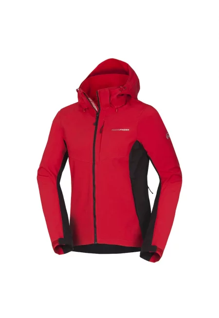 Мъжко софтшел яке 5K/5K Marquis - Тъмночервен