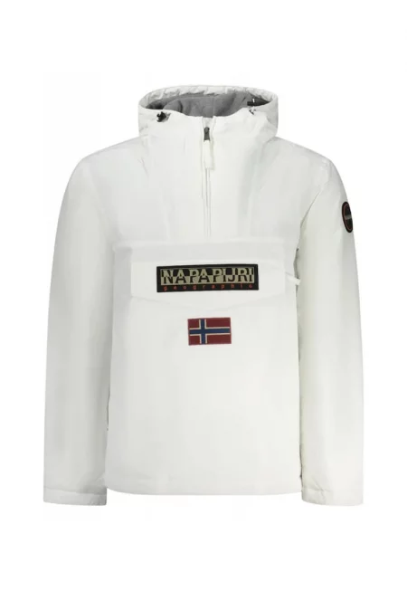 Непромокаемо зимно яке Rainforest с качулка - Бял