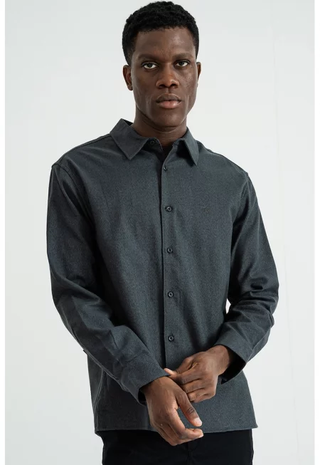 Памучна риза с малко лого