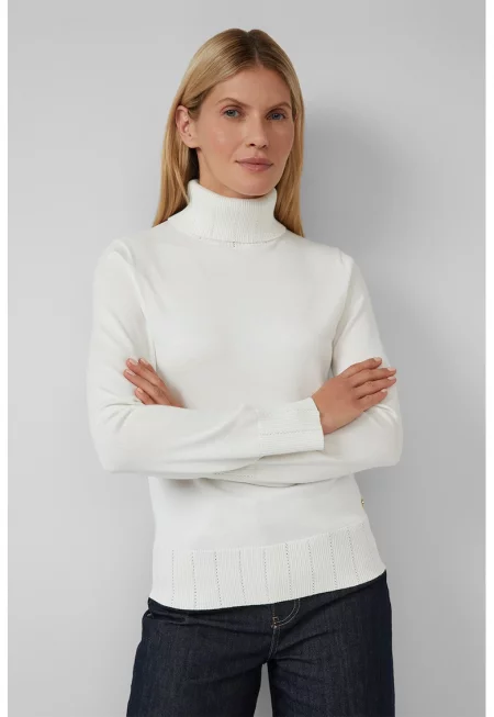 Пуловер с поло