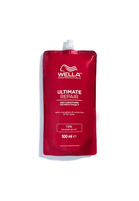 Резерва за балсам Wella Professionals - За възстановяване и подхранване в дълбочина - С AHA и Омега 9 - За увредена коса - Стъпка 2 Wella Professionals Ultimate Repair  ...