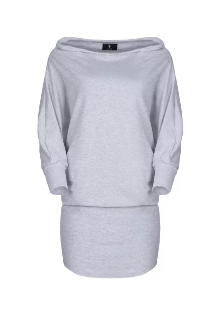 Рокля  K254 - сива - памук - размер SM