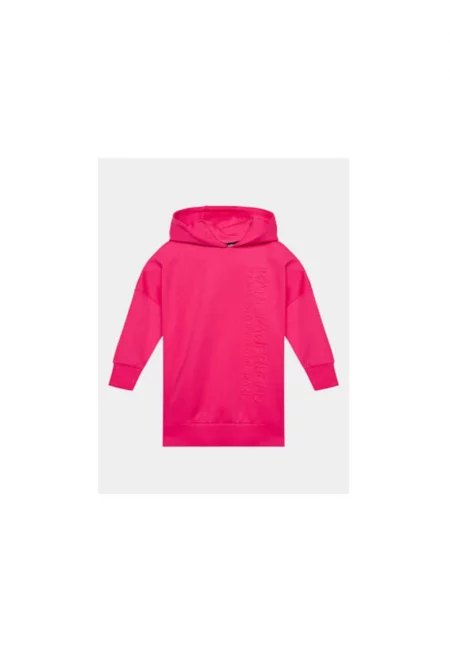 Рокля за момиче -  Полиестер/Памук - Розова