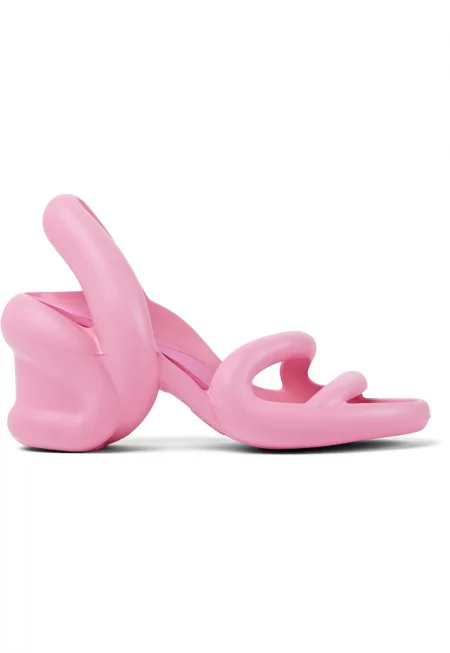 Сандали Kobarah с отворена пета - Фуксия