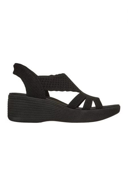 Скосени сандали Slip-ins™ Parallel Lite - Черен