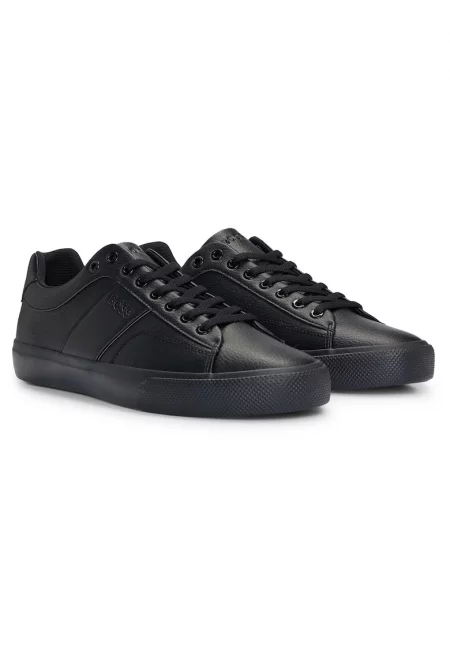 Спортни обувки Aiden Tenn от еко кожа с релеф - Черен