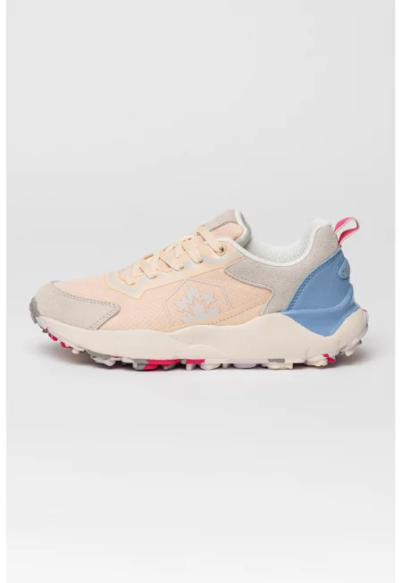 Спортни обувки Tecla с велур - Праскова/Бежов