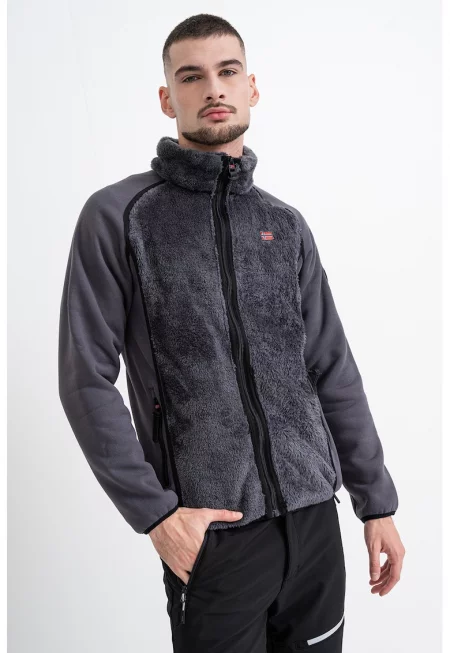 Суитшърт Titanoz с цип - Tъмносив