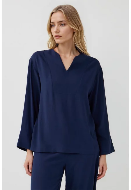 Свободна блуза без шарка