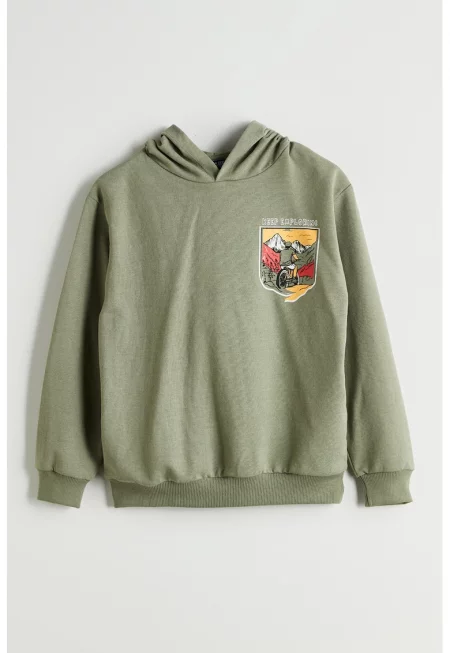 Свободно худис джоб на гърдите