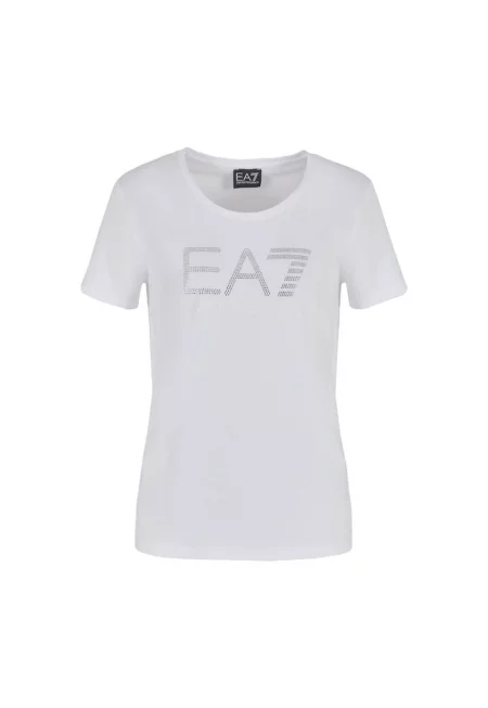 Тениска  EA7 Logo Series 30642 - Бял
