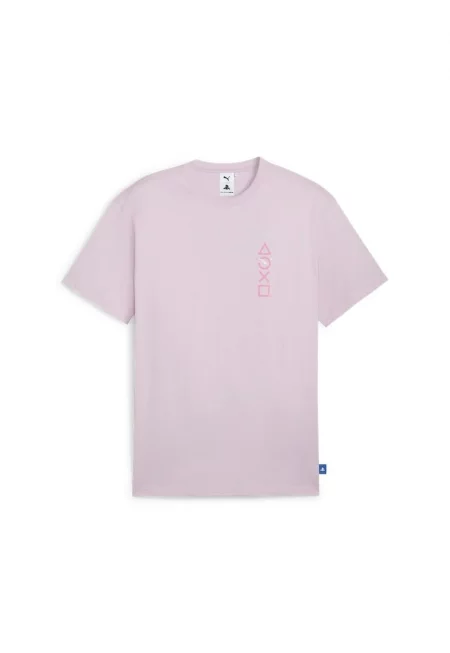 Тениска  за мъже - x playstation tee - 624694-60 - XS INTL - Розов