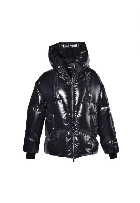 Ватирано зимно яке с качулка