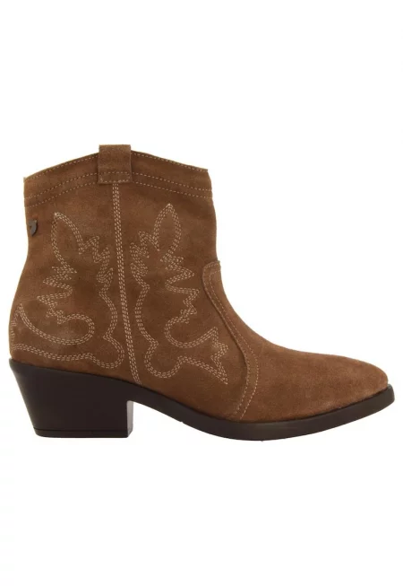 Велурени боти - Сиво-кафяв