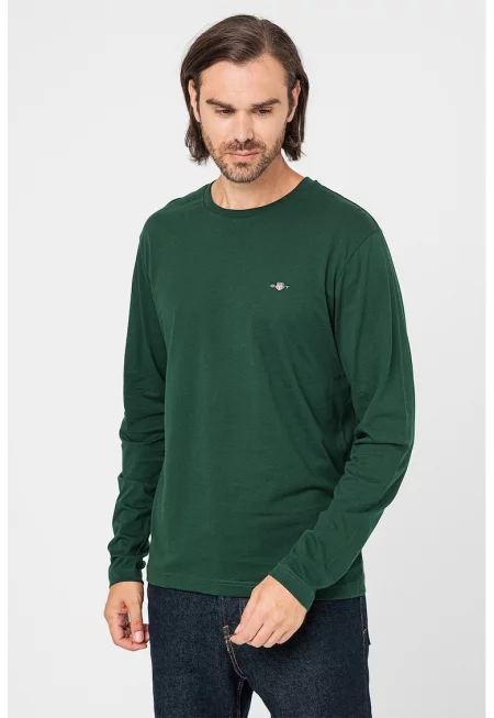 Блуза с овално деколте