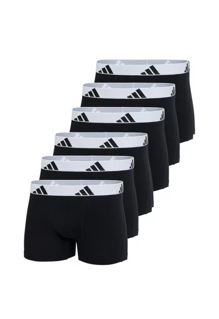 Боксерки Active Flex - 6 чифта - Бял/Черен