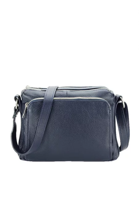 Чанта кафява от естествена кожа Камелия 124 18116