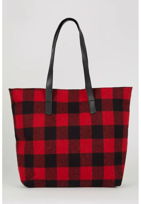 Чанта на каре Tote